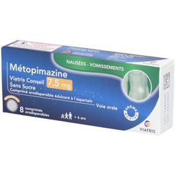 METOPIMAZINE VIATRIS CONSEIL 7,5MG 8CP ORODISPERSIBLE