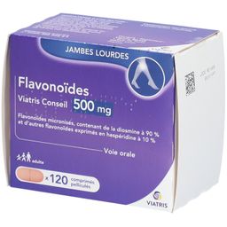 FLAVONOIDES VIATRIS CONSEIL 500MG COMPRIME PELLICULE