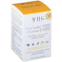 WHC UNOCARDIO omega3 1000 + Vitamine D Duo