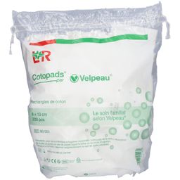 VELPEAU® Cotopads® Rectangles de coton 8 x 10 cm