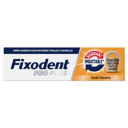 Fixodent Proplus Mordant imbattable - Crème adhésive pour prothèses totales et partielles