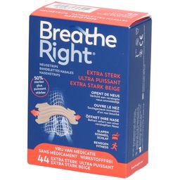 Breathe Right Extra Strength Bandelettes nasales beiges