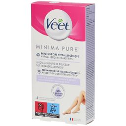 Veet® MINIMA™ Bandes de Cire Corps et Jambes