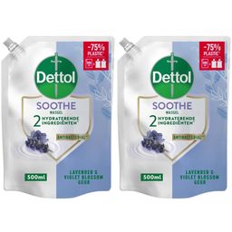 Dettol Relaxing Gel Lavant Antibactérien Lavande Recharge