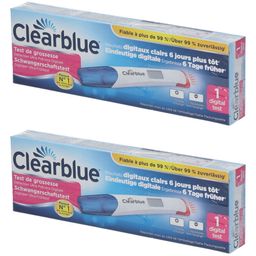 Clearblue® Test de Grossesse Détection Ultra Précoce Digital