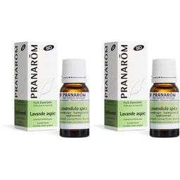 PRANARÔM - Lavande Aspic Bio - Huile Essentielle Chémotypée - Apaise Les Piqûres, Les Brûlures Superficielles De La Peau Et Les Coups De Soleil Légers - 100 % Pure Et Naturelle - HECT - 10 ml