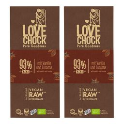 Lovechock Bio Extra Foncé, 93 % Kakao
