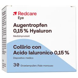 Redcare Collyre avec 0,15 % d'acide hyaluronique