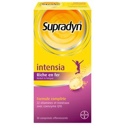 Supradyn Intensia  Multivitamines et Minéraux  aide à réduire la fatigue