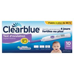 Clearblue Test d'Ovulation Digital Avec Lecture Deux Hormones