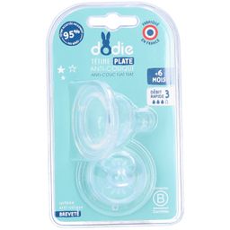 dodie® Tétine de biberon anti-colique Sensation+ Fast flow 3