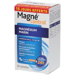 Nutreov Magne Control 300mg Mg + vit B6 – 60 cp + 15 offerts