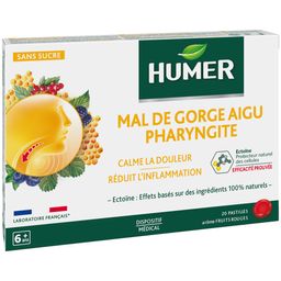 HUMER PHARYNGITE Mal de gorge Aigu