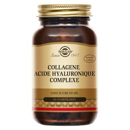 SOLGAR Collagène Acide Hyaluronique Complexe -  Beauté Peau, Cheveux, Ongles