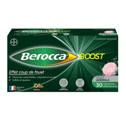 Berocca® Boost Effet coup de fouet aide à réduire la fatigue Goût Acérola