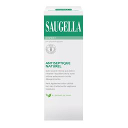 Saugella - Antiseptique Naturel - Soin lavant pour rétablir l’équilibre de la zone intime - à base d'extrait de thym - Apaise les irritations et les démangeaisons intimes - Flacon 250 ml