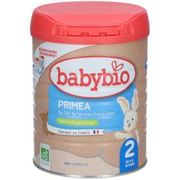 BABYBIO Priméa Lait de suite en poudre pour nourisson 2 de 6 à 12 mois