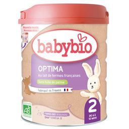BABYBIO Optima 2 Lait de suite pour nourisson 2ème âge en poudre