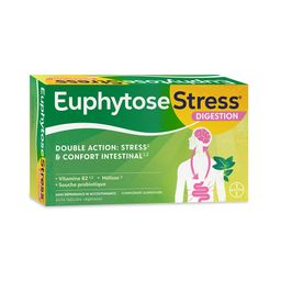 EuphytoseStress® Digestion - Stress et confort intestinal -  Probiotiques, mélisse, vitamine B2