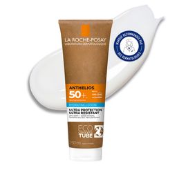 Anthelios Crème Solaire en Lait Hydratant Corps SPF50+ Sans Parfum 250ml Tube Eco-Responsable