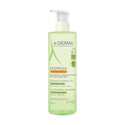 A-DERMA EXOMEGA CONTROL Gel lavant émollient 2 en 1 anti-grattage