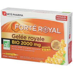 Forté Pharma Forté Royal Gelée royale 2000 mg Bio