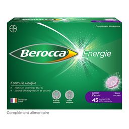 Berocca® Energie Cassis  Multivitamines et Minéraux aide à réduire la fatigue