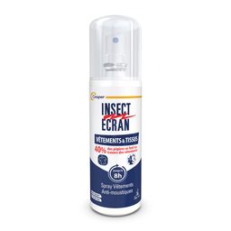 INSECT ECRAN - Spray Anti-Moustiques - Protection contre les piqures de moustiques - Vêtements &Tissus - Sans odeur - Spray - Fabriqué en France