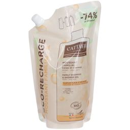 CATTIER Moussant familial sans sulfates Bio Éco-recharge