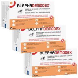 Blephademodex Compresses Nettoyantes Stériles