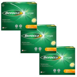 Berocca Energie Orange Vitamine B et C, Magnésium et Zinc 3 x 45 cps Effervescents