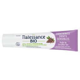 Natessance Dentifrice Bio à l’Huile d’Amande pour Dents Sensibles