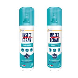 INSECT ÉCRAN Anti-Moustiques Spray Famille 2 x 100 ml