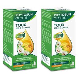 Phytosun Aroms Sirop Toux Sèche et Grasse - Soulage rapidement tous les types de toux