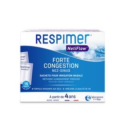 RESPIMER® NETIFLOW® SACHETS DE SELS MINÉRAUX POUR IRRIGATION NASALE