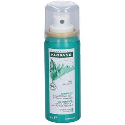 Klorane ORTIE - Shampooing Sec Purifiant Ortie et Vitamine E - Cheveux Gras