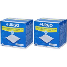 URGO Compresses stériles Non-tissées 7,5 cm x 7,5 cm