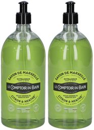 Le Comptoir du Bain Savon Traditionnel de Marseille Citron Menthe