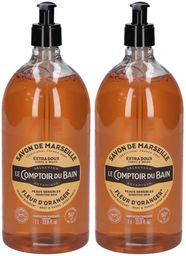 LE COMPTOIR DU BAIN Savon de marseille corps & mains - Fleur d'oranger