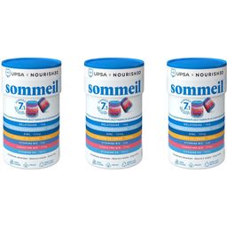 Gummies 7en1 UPSAxNourished Sommeil à base de mélatonine - Adulte - Complément Alimentaire Sans Sucres
