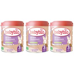 BABYBIO Optima 3 Lait de croissance pour nourisson 3ème âge pour nourisson