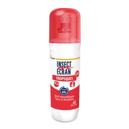 INSECT ECRAN - Anti-moustiques Tropiques - Spray répulsif peau - protection contre les piqûres de moustiques - Paludisme - Tropiques - 75 ml