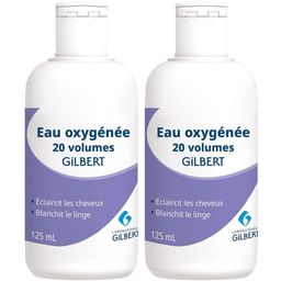 GILBERT EAU OXYGÉNÉE 20 VOLUMES - Eau oxygénée stabilisée à 20 volumes.  - fl 125 ml