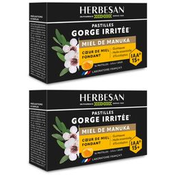 HERBESAN PASTILLES MANUKA CŒUR FONDANT IAA15+ - Boite de 16 billes