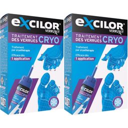 EXCILOR - VERRUXIT - Cryo Traitement des verrues - Cryothérapie gelant la verrue jusqu'à la racine - Mains et pieds - 50 ml