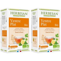 HERBESAN INFUSION BIO VENTRE PLAT N° 10 - Mélange de plantes pour tisane, infusette.  - bt