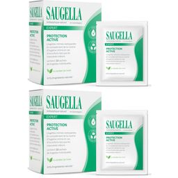 Saugella Antiseptique Lingettes Intimes Nettoyantes & Rafraîchissantes