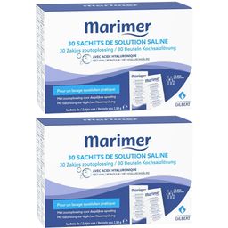 Marimer 30 Sachets de Sels Minéraux Nasal pour Lavage de Nez, Rhinite, Allergie
