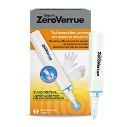 Objectif ZeroVerrue® Stylo C - Élimination des verrues - traitement asséchant à l’acide formique, 3 ml