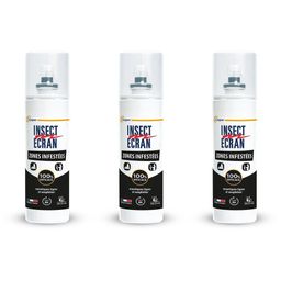 INSECT ÉCRAN Zones Infestées Répulsif Anti-Moustiques Spray Peau Adultes & Enfants 50 ml